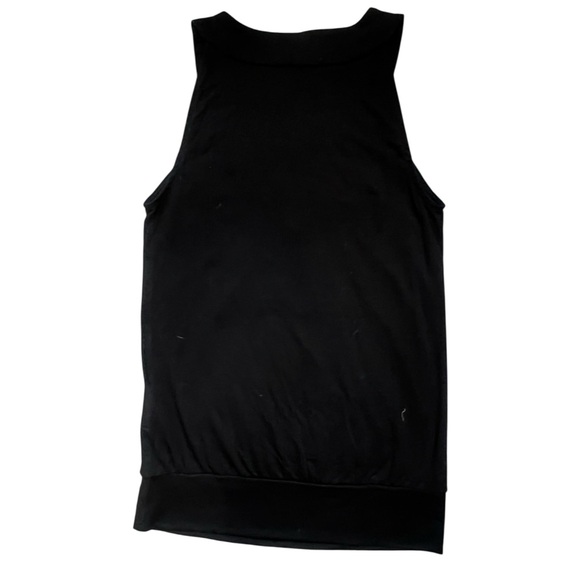 White House Black Market Black Beaded Tank Top EUC XXS - Picture 7 of 9